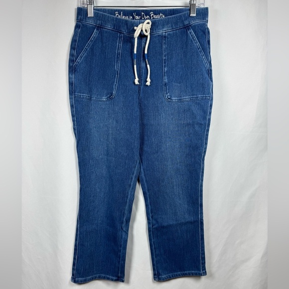 Belle by Kim Gravel Denim - Belle by Kim Gravel Regular Flexibelle Drawstring Jean Medium Wash 6